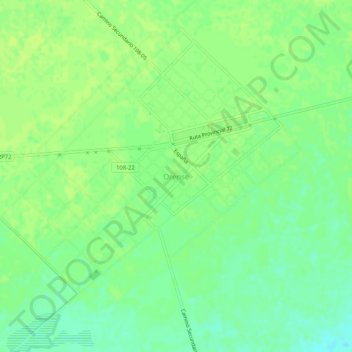 Topografische Karte Orense, Höhe, Relief