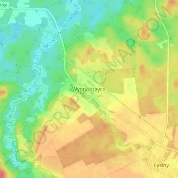 Topografische Karte Weigmannsdorf, Höhe, Relief