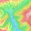Topografische Karte Le Chapet, Höhe, Relief