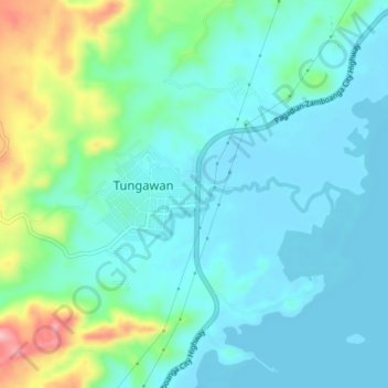 Topografische Karte Libertad, Höhe, Relief