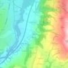 Topografische Karte Chambéraz, Höhe, Relief