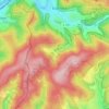 Topografische Karte Siedlung Kaiserschacht, Höhe, Relief