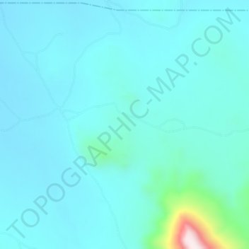 Topografische Karte Gorra, Höhe, Relief