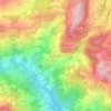 Topografische Karte Renno di Sotto, Höhe, Relief