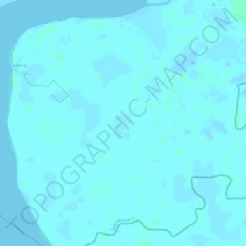 Topografische Karte Sundara Island, Höhe, Relief