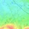 Topografische Karte 't Zonneken, Höhe, Relief