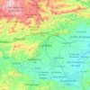 Topografische Karte Charallave, Höhe, Relief