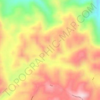 Topografische Karte Tumaque Arriba, Höhe, Relief