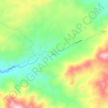 Topografische Karte Karcı, Höhe, Relief