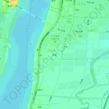 Topografische Karte 老屋, Höhe, Relief