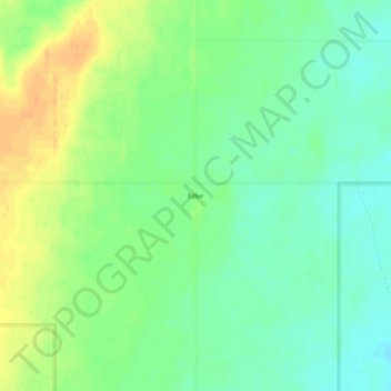 Topografische Karte Edler, Höhe, Relief