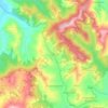 Topografische Karte Gonengo, Höhe, Relief