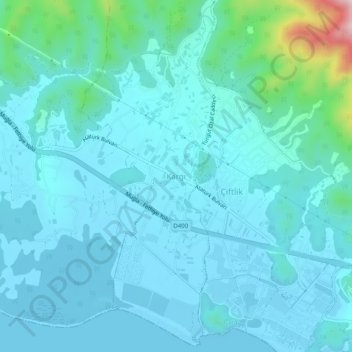 Topografische Karte Kargı, Höhe, Relief