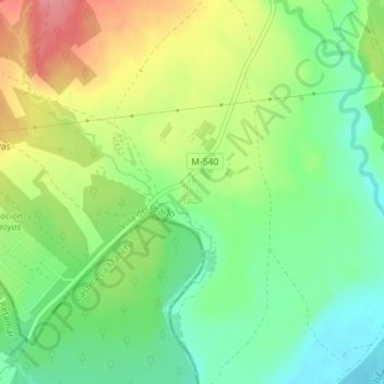 Topografische Karte Alamin, Höhe, Relief