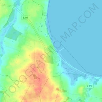 Topografische Karte Wohlenberg, Höhe, Relief
