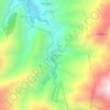 Topografische Karte Tizi Oussem, Höhe, Relief