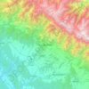 Topografische Karte Dharamsala, Höhe, Relief