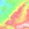 Topografische Karte Serra do Rola-Moça, Höhe, Relief