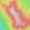 Topografische Karte Gunung Ulu Sepat, Höhe, Relief