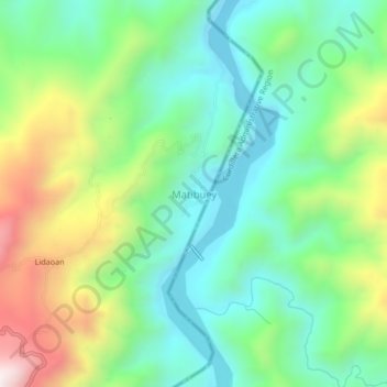 Topografische Karte Matibuey, Höhe, Relief