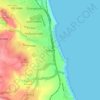 Topografische Karte Ryhope, Höhe, Relief