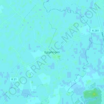 Topografische Karte Eggelingen, Höhe, Relief