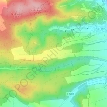 Topografische Karte Im Greut, Höhe, Relief