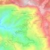 Topografische Karte Lomo de Los Santos, Höhe, Relief