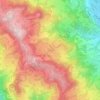 Topografische Karte Cerealto, Höhe, Relief