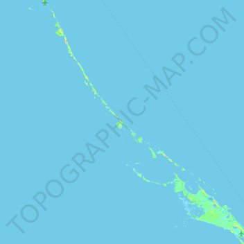 Topografische Karte Little Darby Island, Höhe, Relief