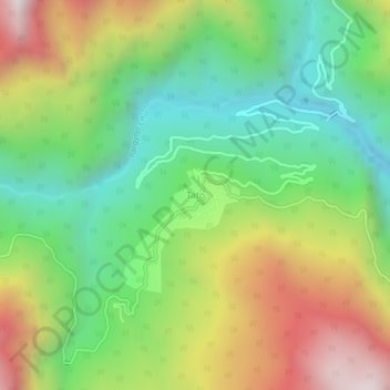 Topografische Karte Tato, Höhe, Relief