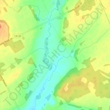 Topografische Karte Wilton, Höhe, Relief