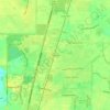 Topografische Karte Pittsville, Höhe, Relief