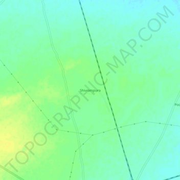 Topografische Karte Shivrampura, Höhe, Relief