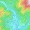 Topografische Karte Pra de la Vigna, Höhe, Relief