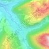 Topografische Karte La Croix, Höhe, Relief