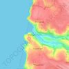 Topografische Karte Mawgan Porth, Höhe, Relief