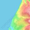 Topografische Karte Azenhas do Mar, Höhe, Relief