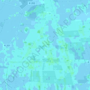 Topografische Karte Südmentzhausen, Höhe, Relief