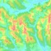 Topografische Karte Fantsch, Höhe, Relief