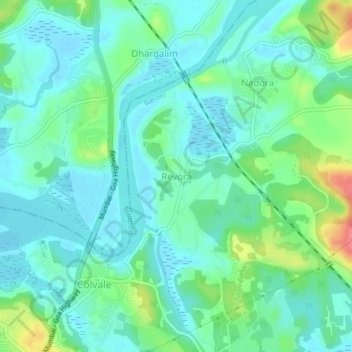 Topografische Karte Revora, Höhe, Relief