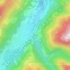 Topografische Karte L'Epeluyat, Höhe, Relief