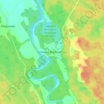 Topografische Karte Tornow, Höhe, Relief