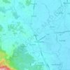 Topografische Karte Mae Rim, Höhe, Relief