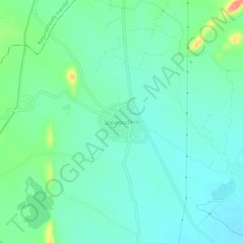 Topografische Karte Ippagudem, Höhe, Relief