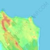 Topografische Karte Tibau do Sul, Höhe, Relief