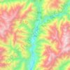 Topografische Karte Chitral, Höhe, Relief