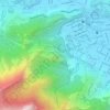 Topografische Karte Pico do Perdido, Höhe, Relief