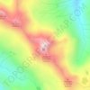 Topografische Karte Piz Languard, Höhe, Relief