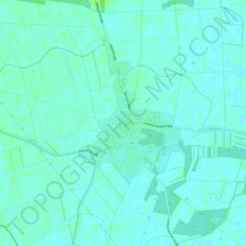 Topografische Karte Lassee, Höhe, Relief